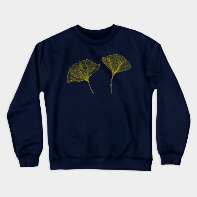 Ginkgo Crewneck Sweatshirt by MarjolijndeWinter